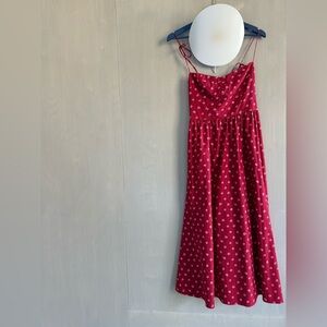 Reformation Red Midi Dress